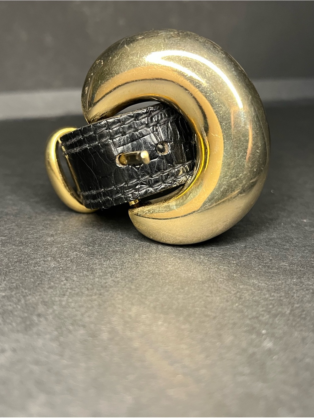 R.J. Graziano Gold and Black Statement Bracelet